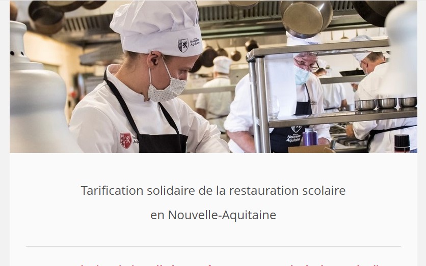  Tarification solidaire Nouvelle Aquitaine