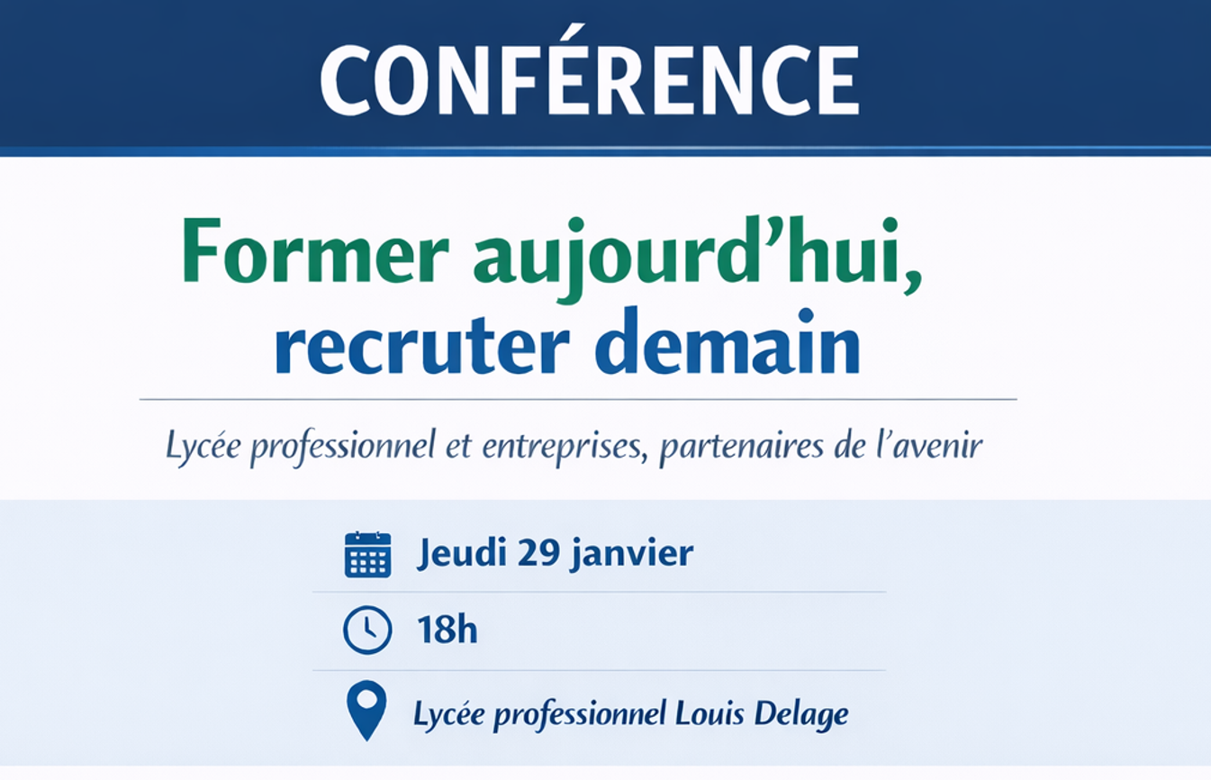  Conférence au lycée Louis Delage le 29/ janvier à 18h