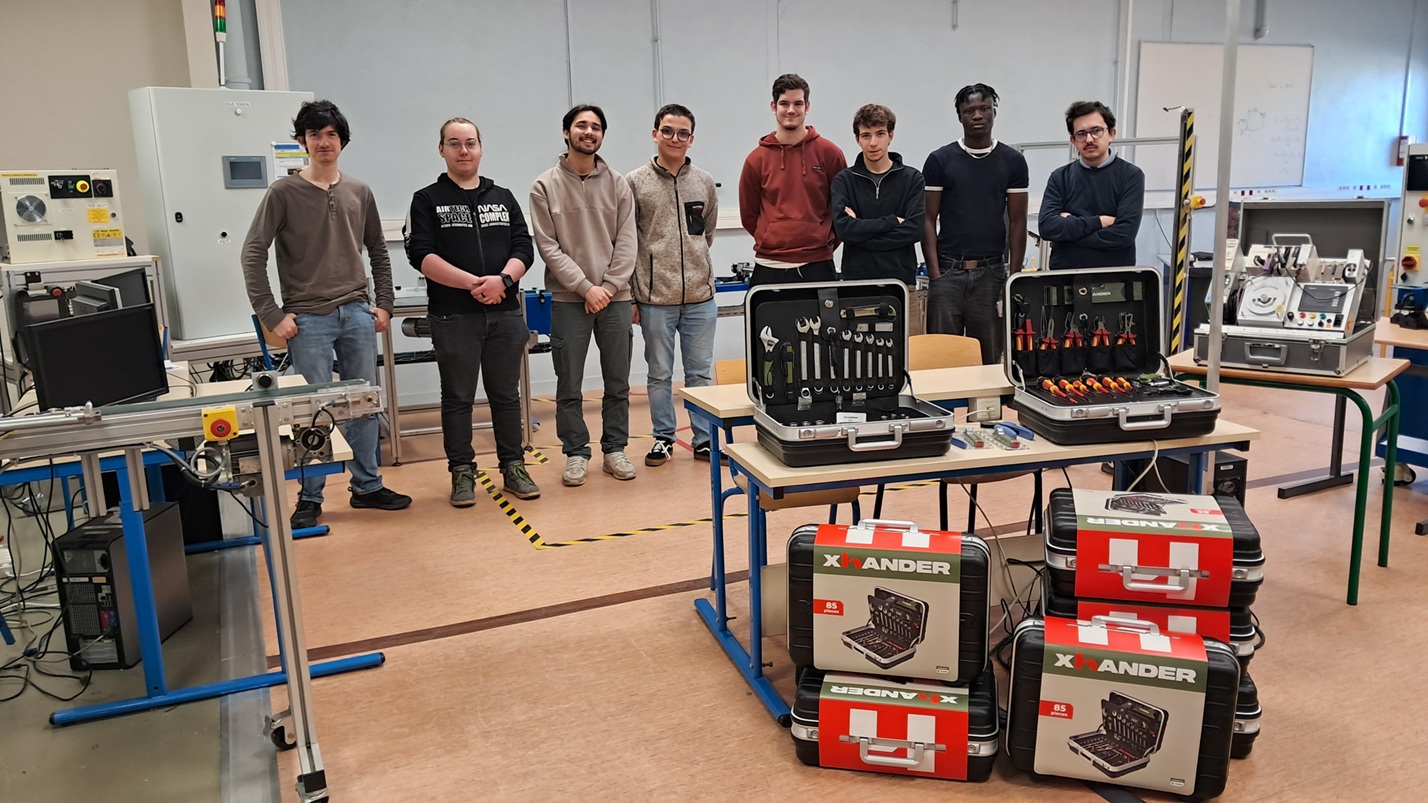  1ers équipements pour nos apprentis BTS