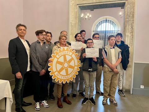 Remise des prix concours du Rotary Club de Cognac